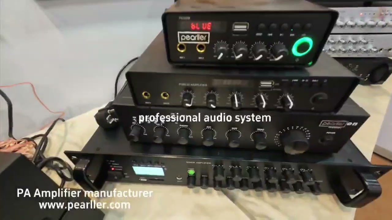 pa installation amplifier  pearller