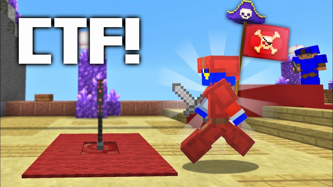 Captura la Bandera en Cubecraft...