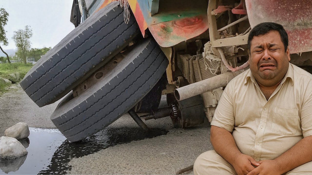 Truck Disaster Breakdown – Rear Axle, Nuts & Bolts Completely Failed!.