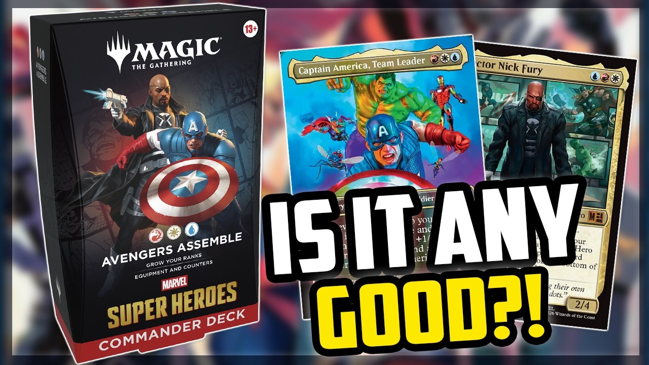 Avengers Assemble Commander Deck Revealed... It's BETTER Than I Expected!