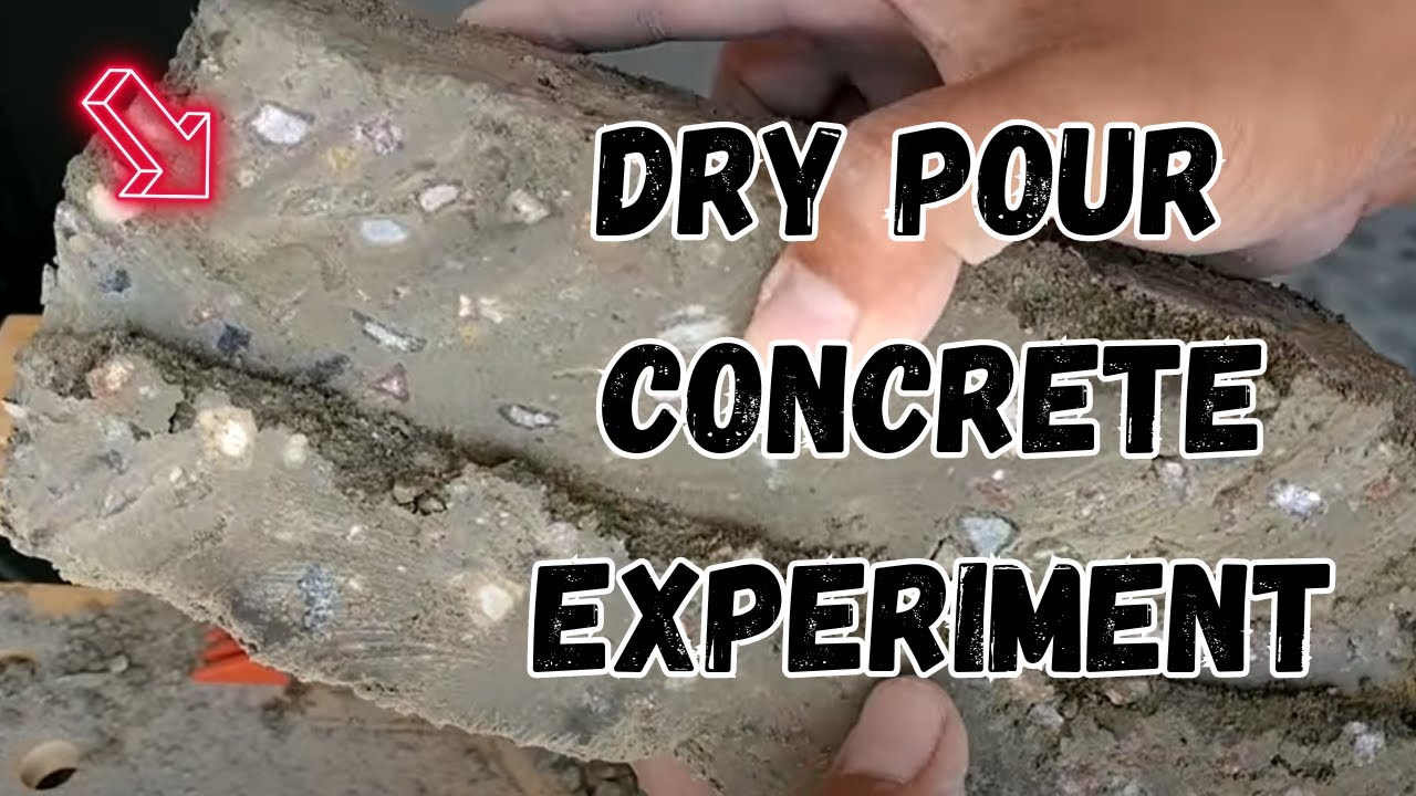 You Won't Believe What We Found in This Dry Pour Concrete Experiment.