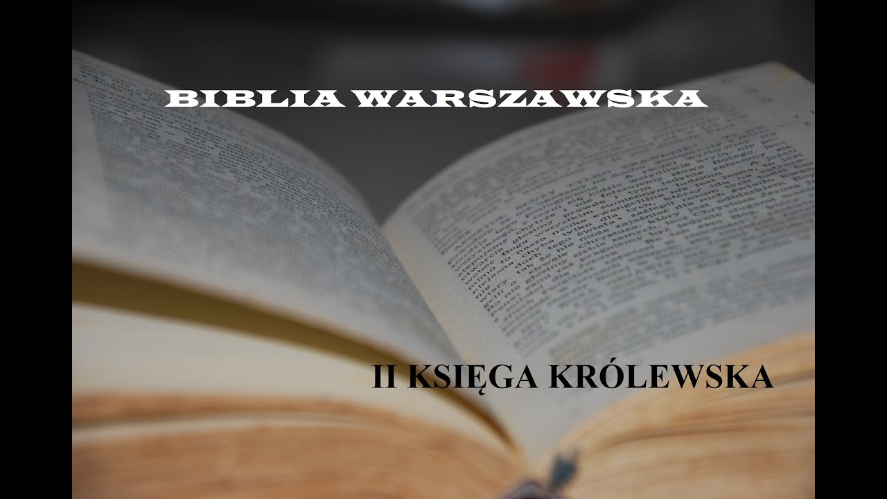 BIBLIA WARSZAWSKA ST 12 II Księga Królewska