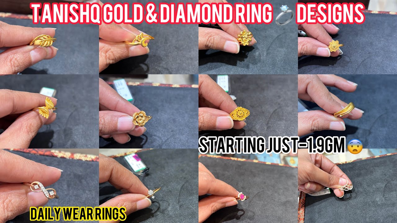 Tanishq Gold & Diamond Ring Designs with Price | Latest Bridal & Daily Wear Collection