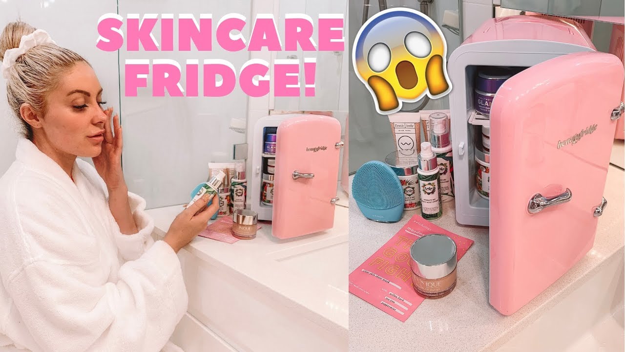 MAKEUP/SKINCARE STORAGE & ORGANISATION |  BEAUTY FRIDGE