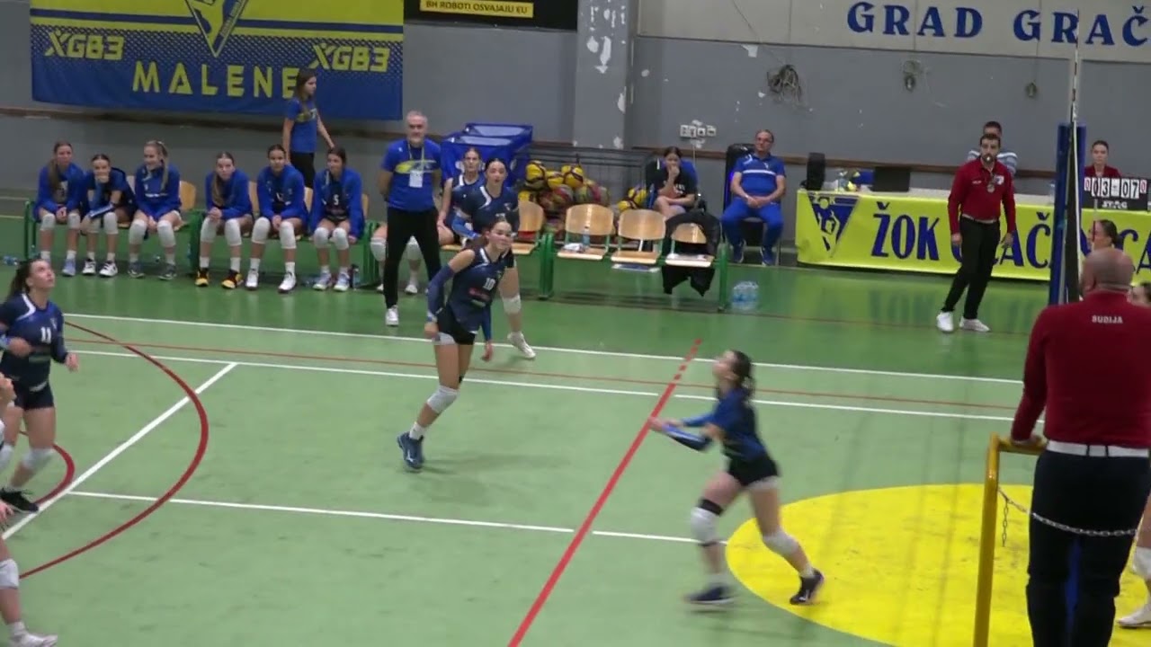 Odbojka žene;  Gračanica - Sloboda 0 : 3