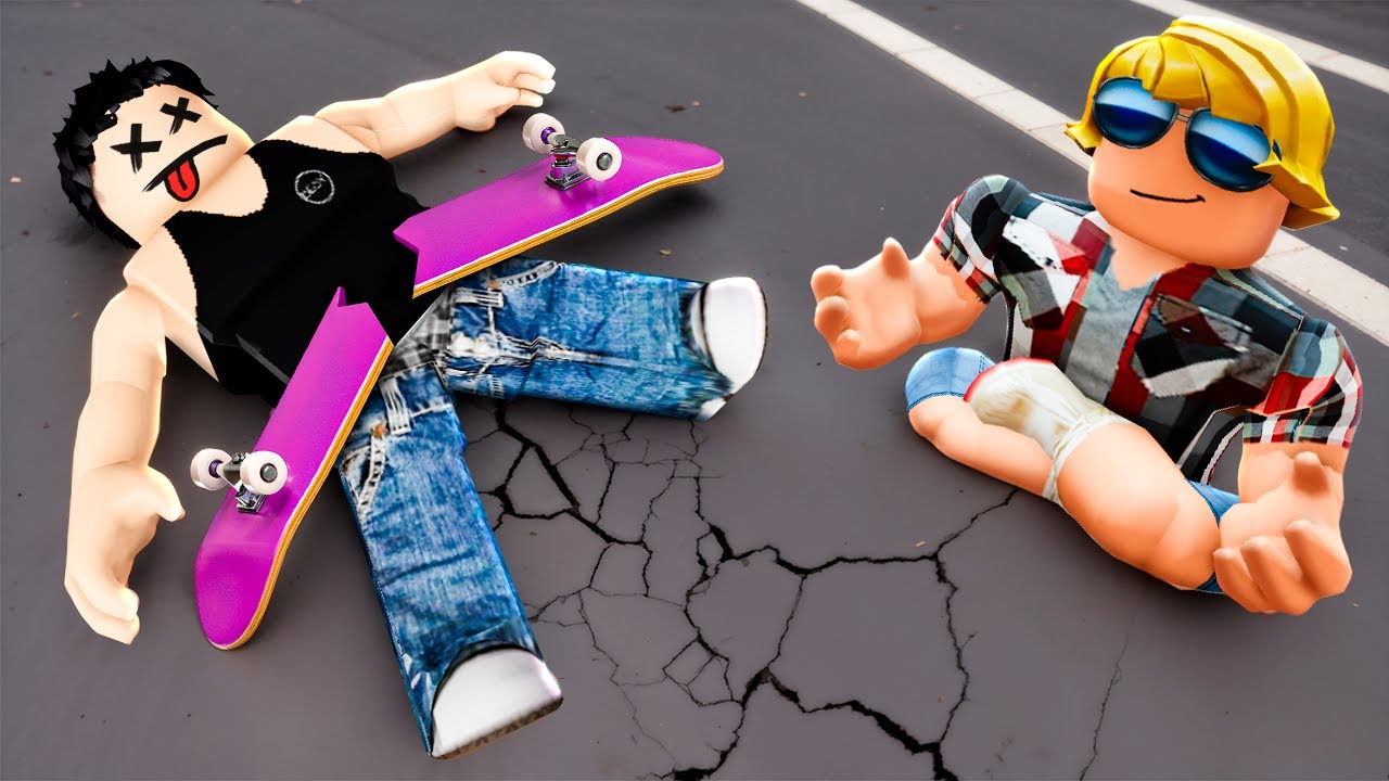 VIRAMOS os PIORES SKATISTAS do ROBLOX! ft @MACHINEBLOX