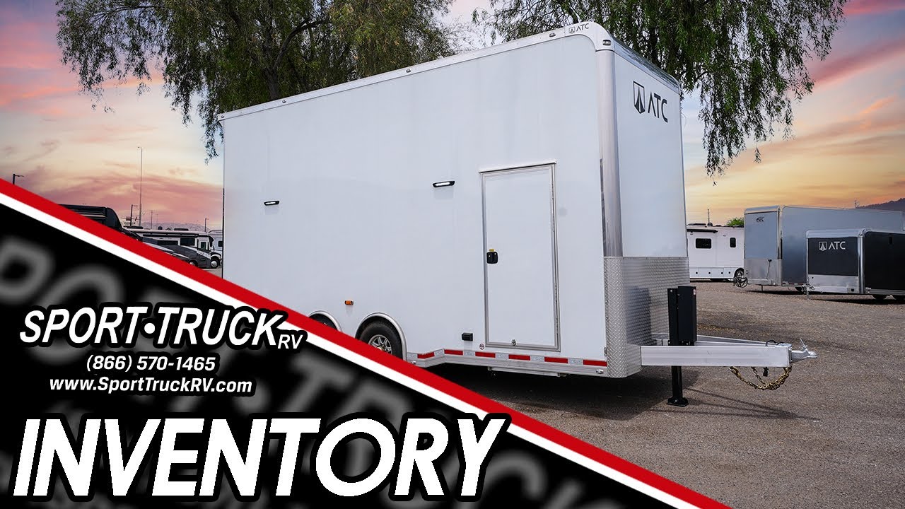 2023 ATC RoM900 22' Aluminum Stacker Trailer   Vin#230759 - SportTruckRV