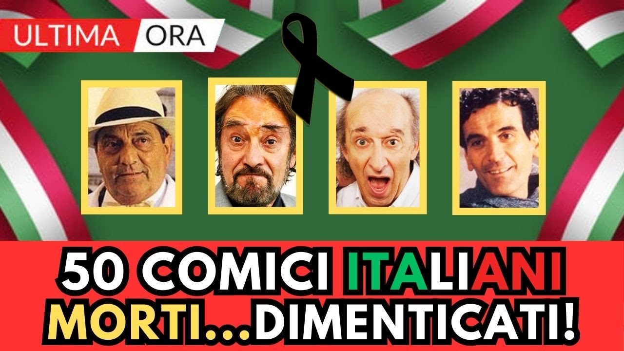 50 grandi ATTORI COMICI Italiani DIMENTICATI (Morti)