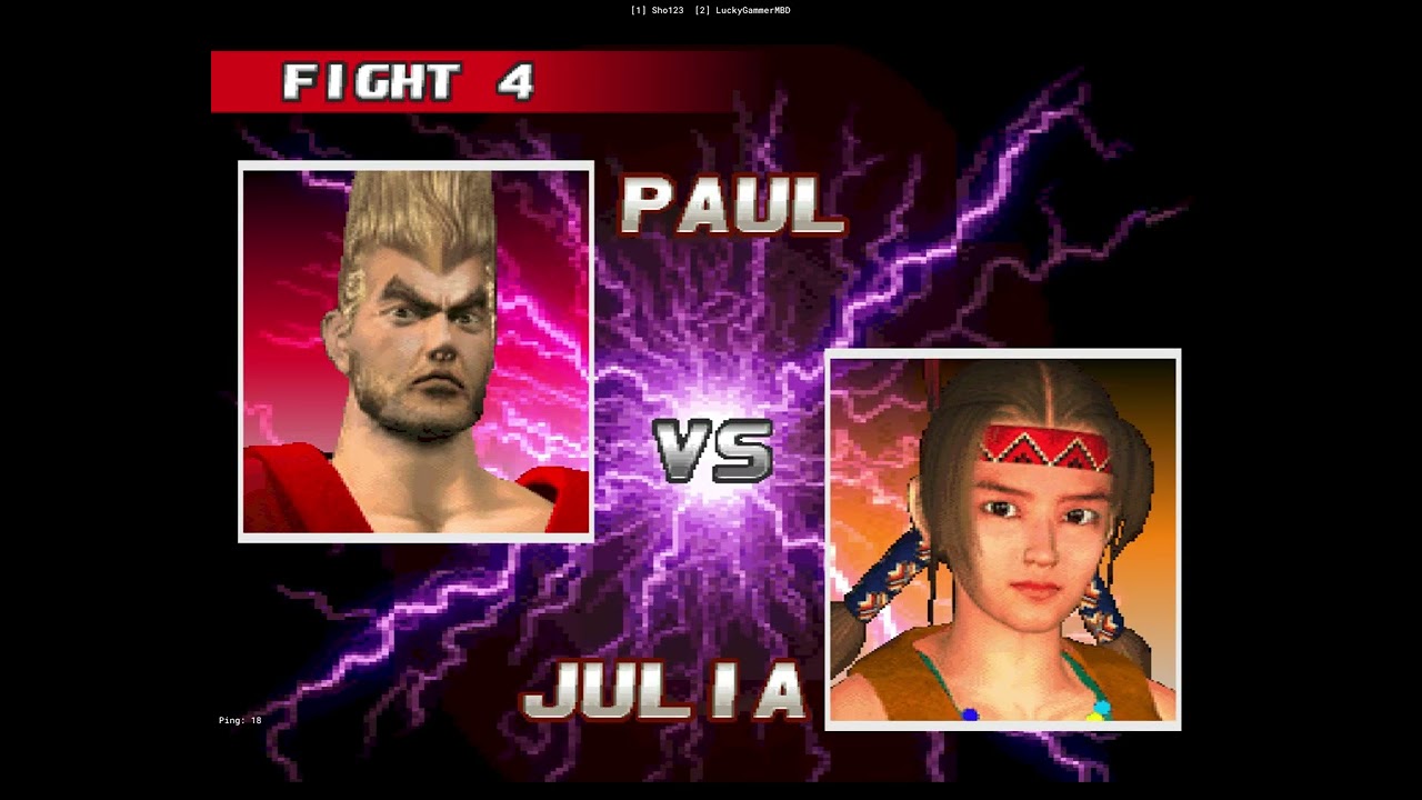 Tekken 3 Online Sho123 VS Lucky FT3 Match