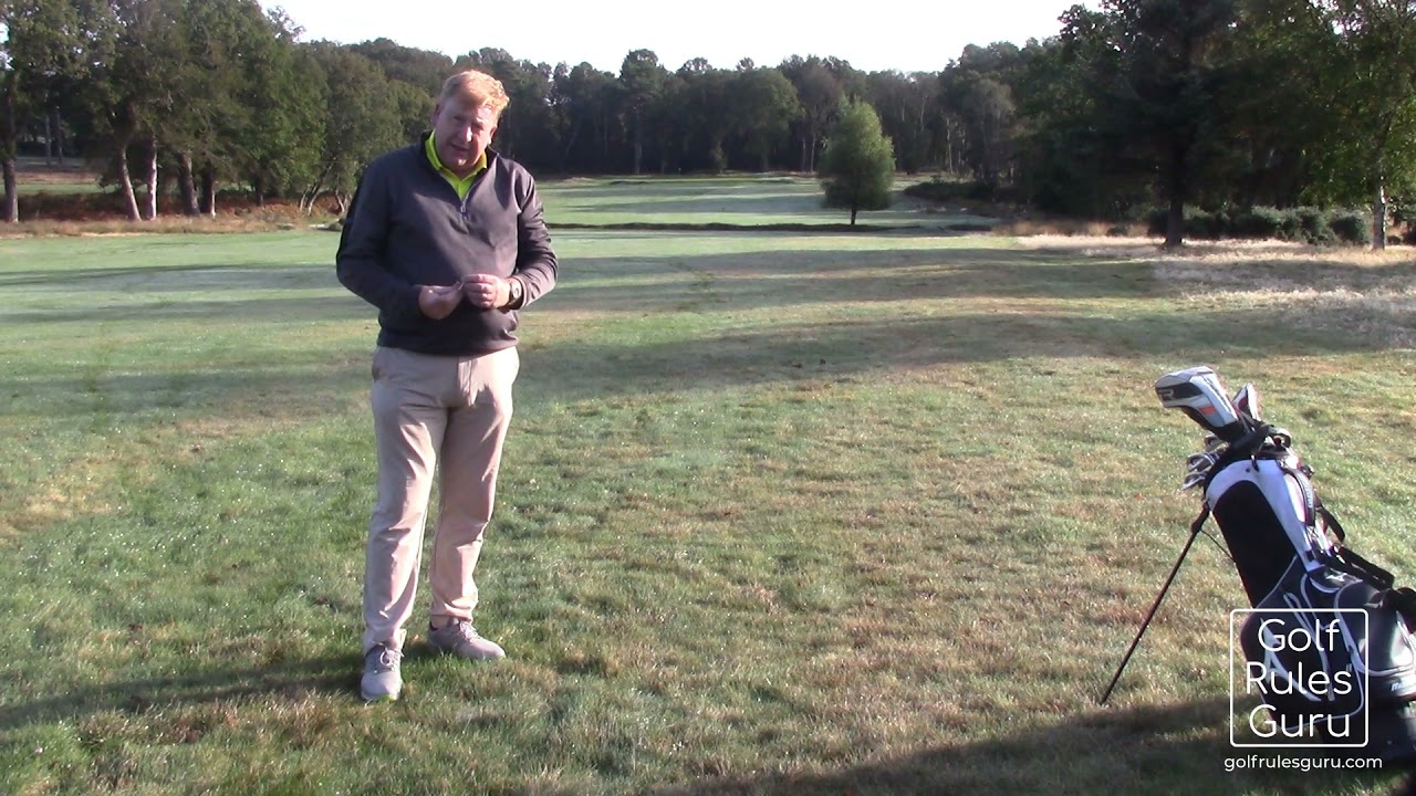 Touching your ball to identify it