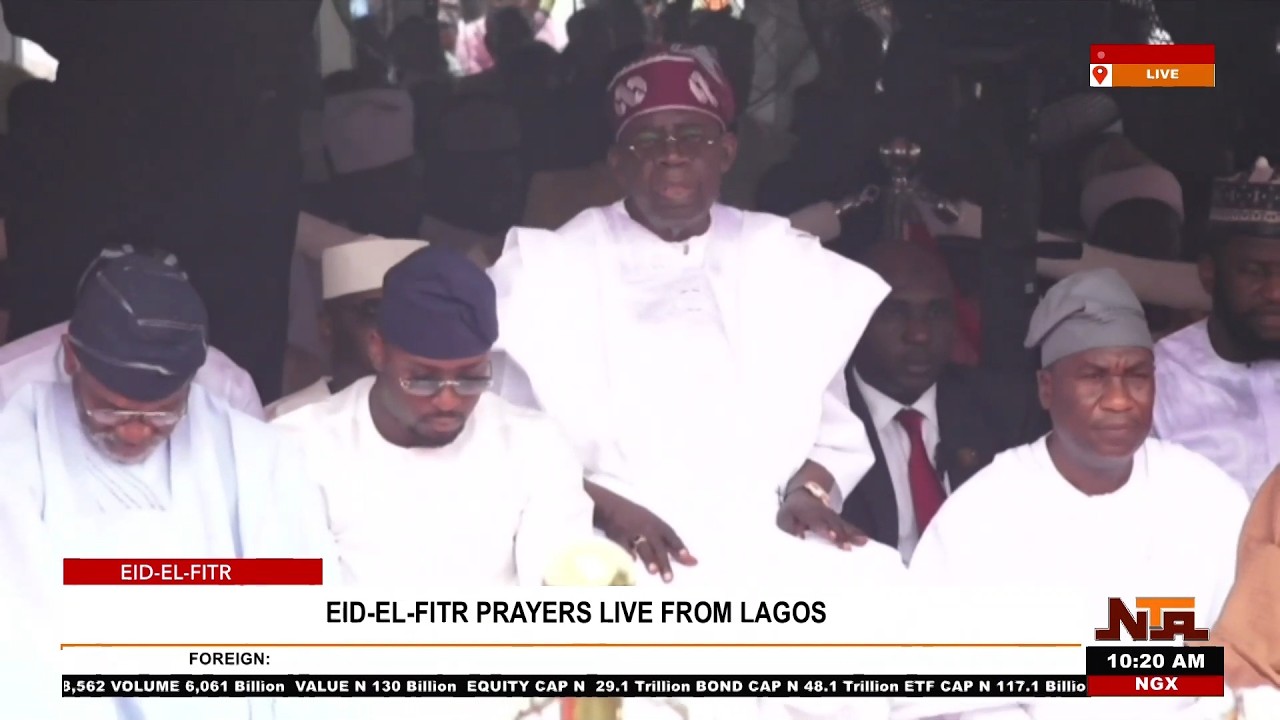 Watch: President Tinubu Arrives & Observes Eid-El-Kabir Prayer @ Dodan Barracks | 20 March 2026