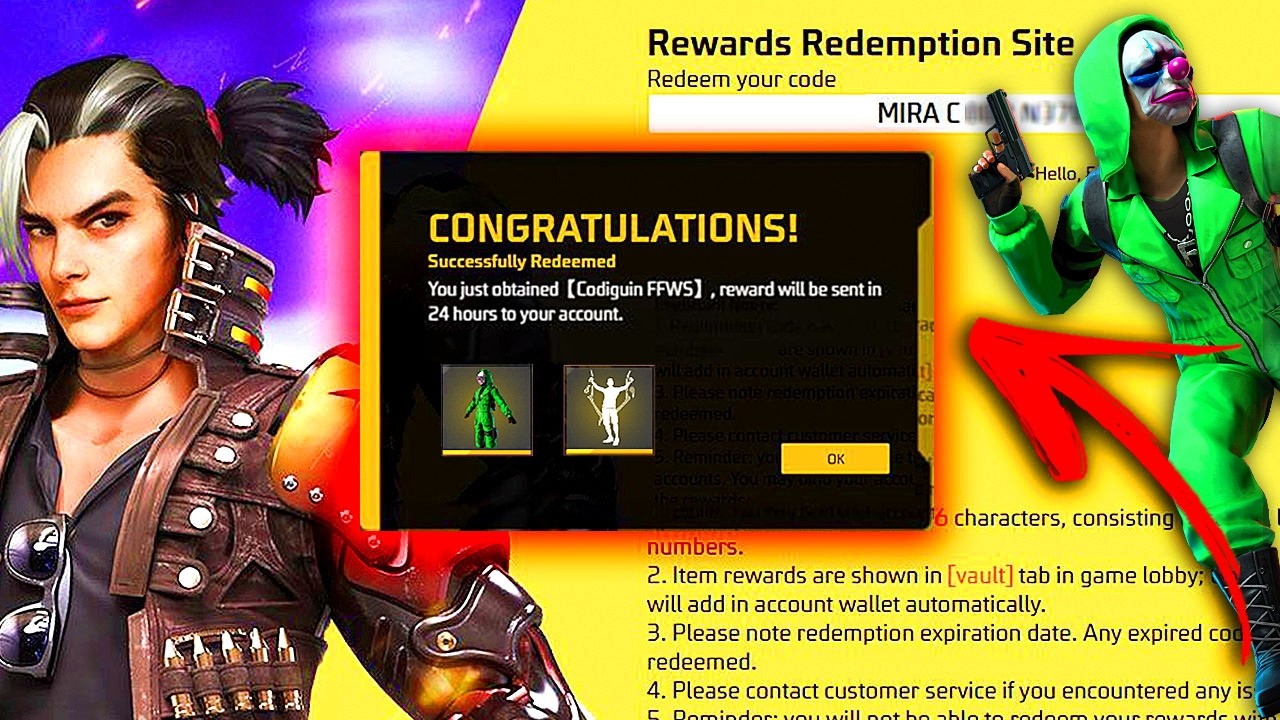VAZOU! RESGATE GR&Aacute;TIS CODIGUIN DO GOLPE FINAL COMO RESGATAR CODIGO INFINITO NOVO 2026 FREE FIRE ff