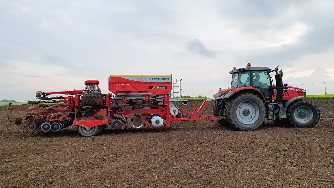 #68 Kvietrugių sėja! Pottinger Terrasem C4F! ❤️❤️❤️