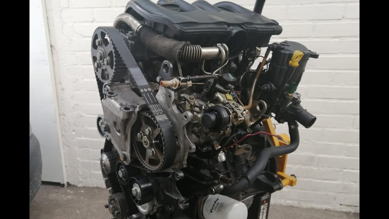 Motor DW8 Correa de Distribución - Como Armar un Motor Diesel 1.9 N°4 Peugeot Citroen