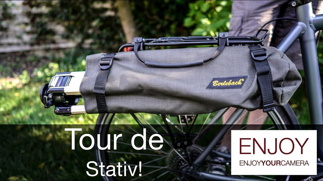 Berlebach Stativtasche: Stative ganz einfach mit dem Fahrrad transportieren