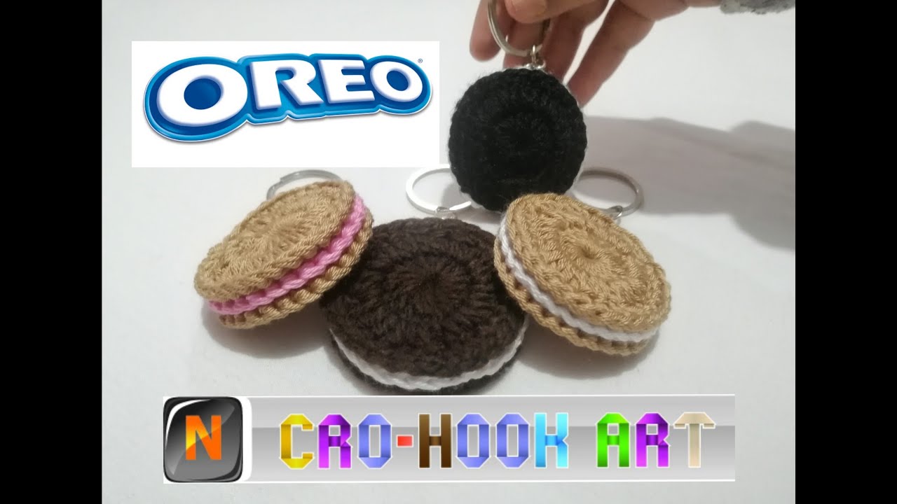 كروشية بسكوت أوريو(اميجرومي) | How to crochet OREO