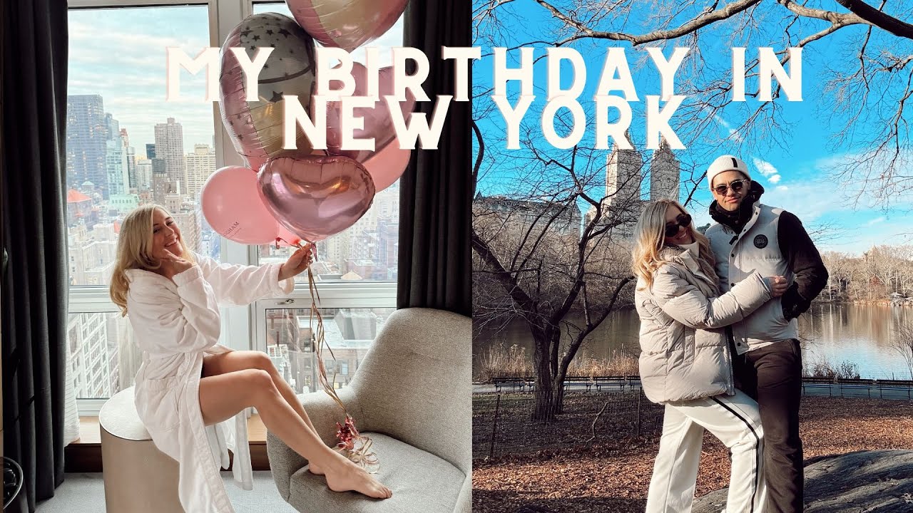 My Birthday In New York! New York Christmas Decorations, NYC Christmas Tree, Central Park Vlog