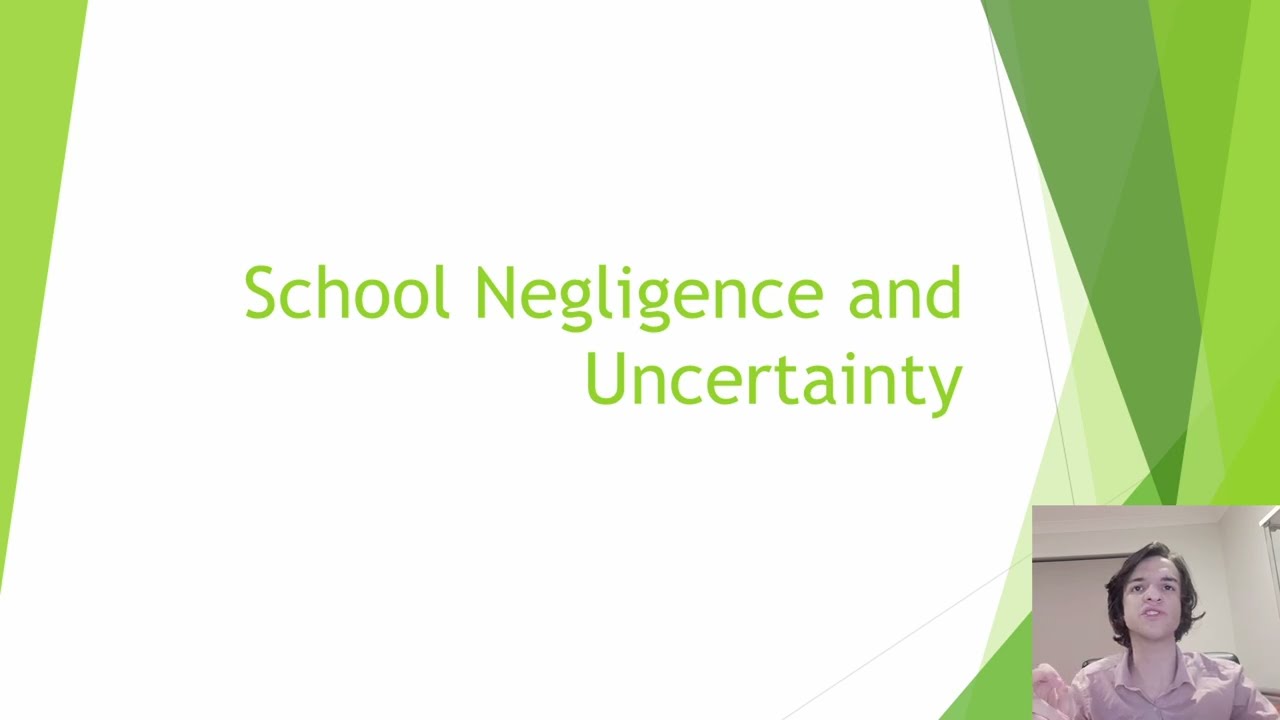 School Negligence and Uncertainty by Gennaro Menegazzo