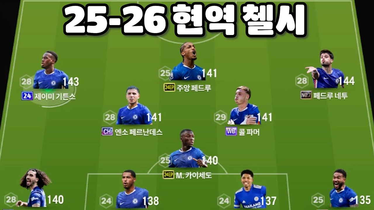 주앙 페드루 미페 나왔다! 올미페 현역 첼시!