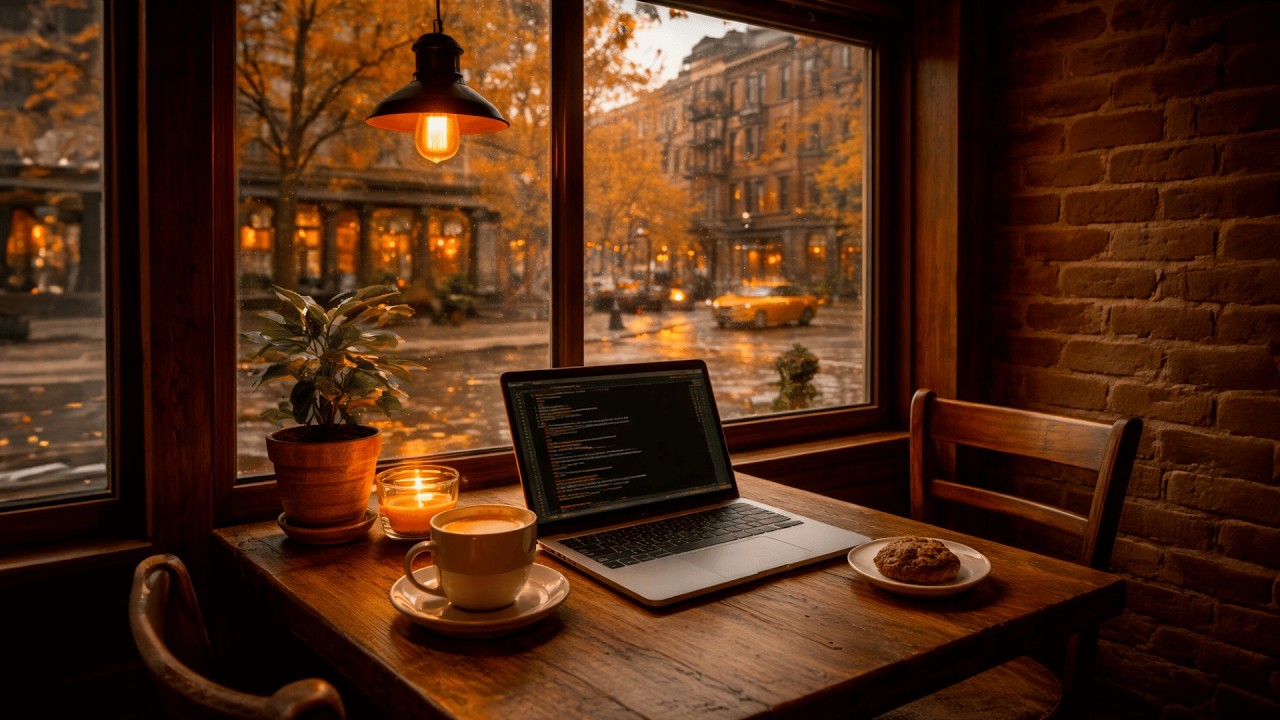 Calm Jazz for Studying & Reading | Cozy Coffee Shop Ambience