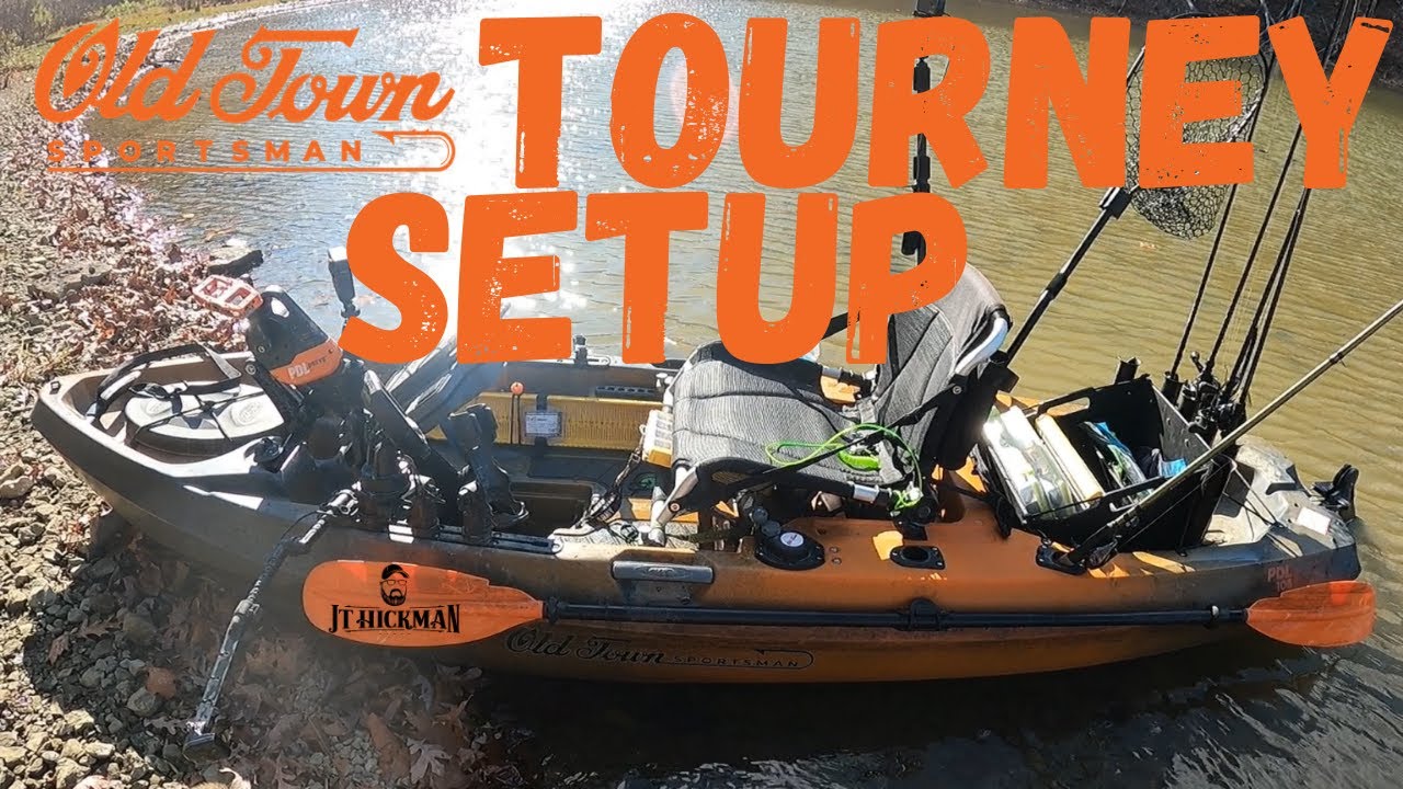 Old Town Sportsman PDL 106 - YakGadget Crate & Tournament Setup
