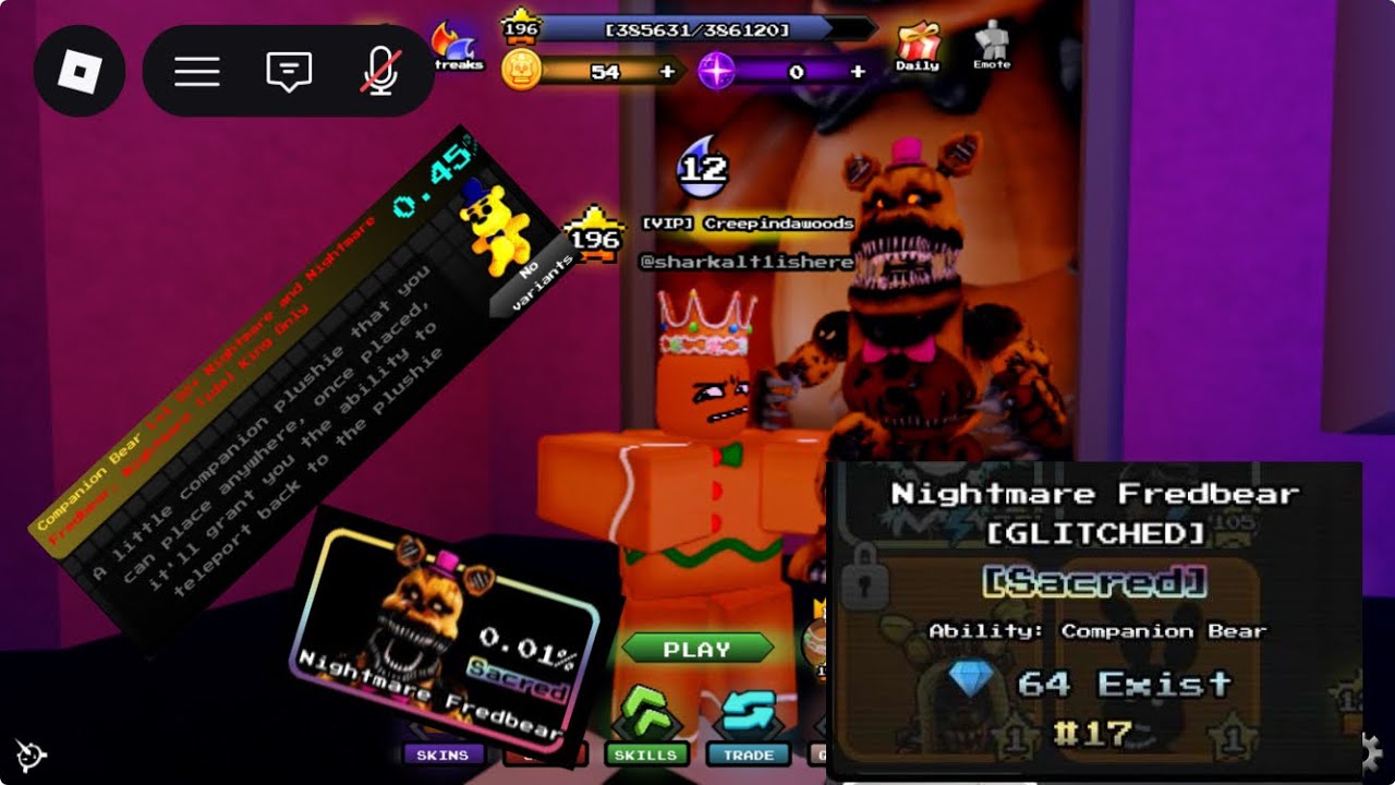 PLAYING AS NIGHTMARE FREDBEAR, BUT ITS GLITCHED?! | Five Nights: Hunted