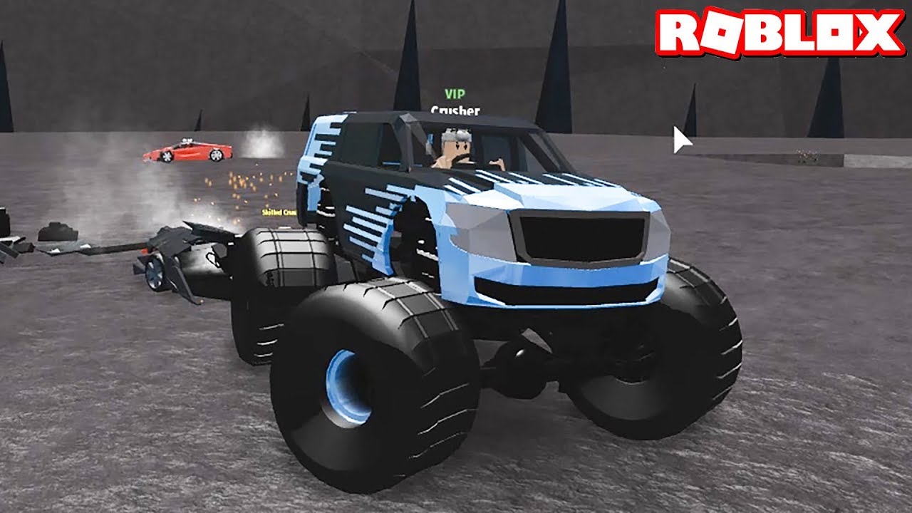 Canavar Arabayla Arenaya Girdik!! - Panda ile Roblox Car Crushers 2