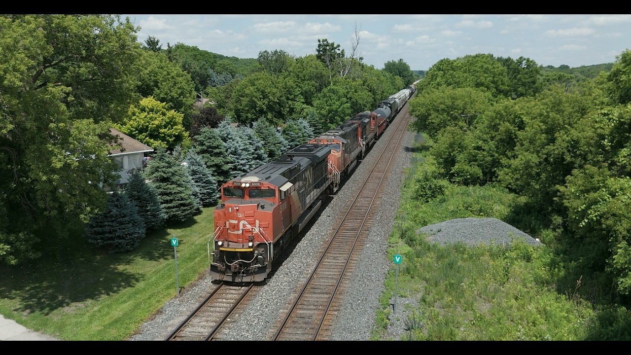 RAILREEL Grab Shots CN VIA Woodstock & Beachville Ontario June 27 2026