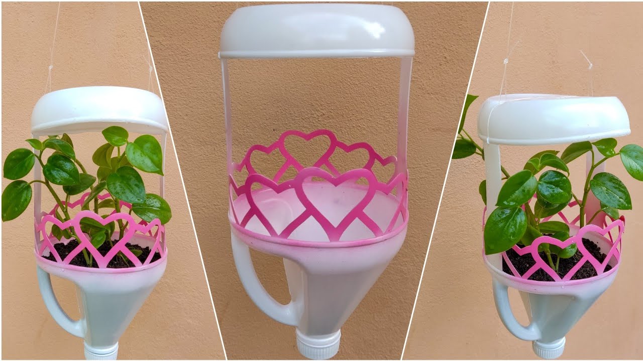 Unique Heart Design Hanging Planter