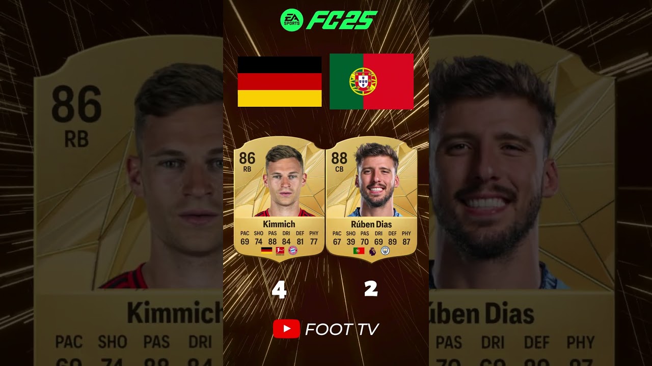 PORTUGAL VS GERMANY IN THE 2025 UEFA NATION LEAGUE! 📈📉😱#portugal #germany