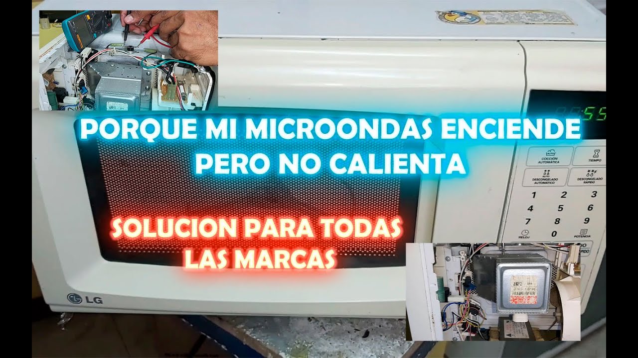 💥Reparación de Microondas LG: Enciende pero No Calienta | Solución Paso a Paso🔥