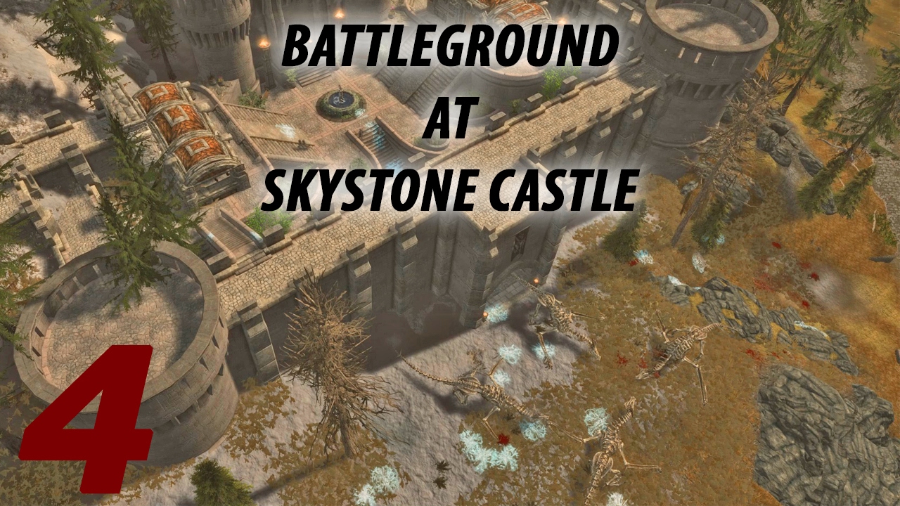 Skyrim SE Gameplay - Part 4 - The Great Battle at Skystone Castle