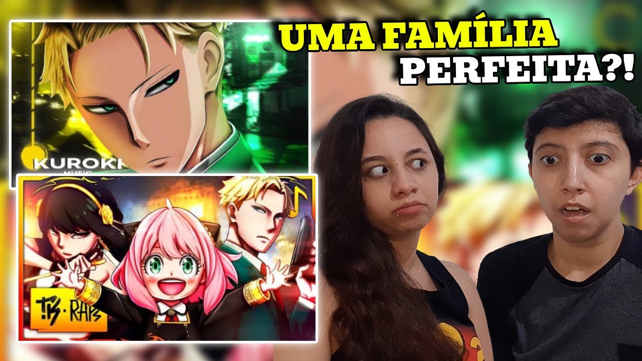 REACT CODINOME | TWILIGHT (SPY X FAMILY) e RAP OPERAÇÃO STRIX (SPY X FAMILY) | KUROKI e TK RAPS