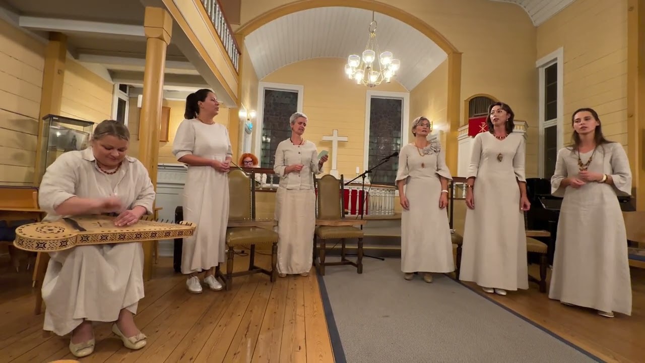 Kanklių ansamblis Norvegijoje Saulėja. Vakaras skirtas M.K.Čiurlionio 150 gimimo metinėms paminėti
