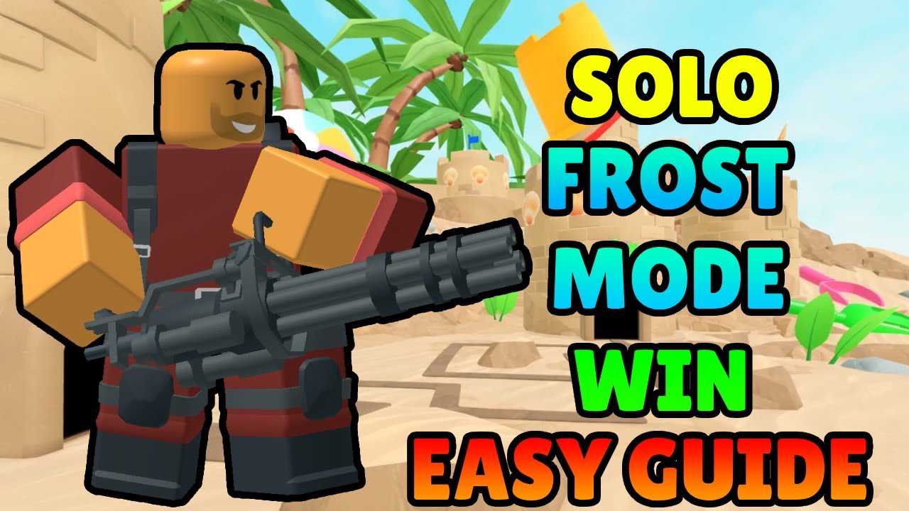 Solo Frost Mode With Rebalanced Minigunner | Tower Defense Simulator