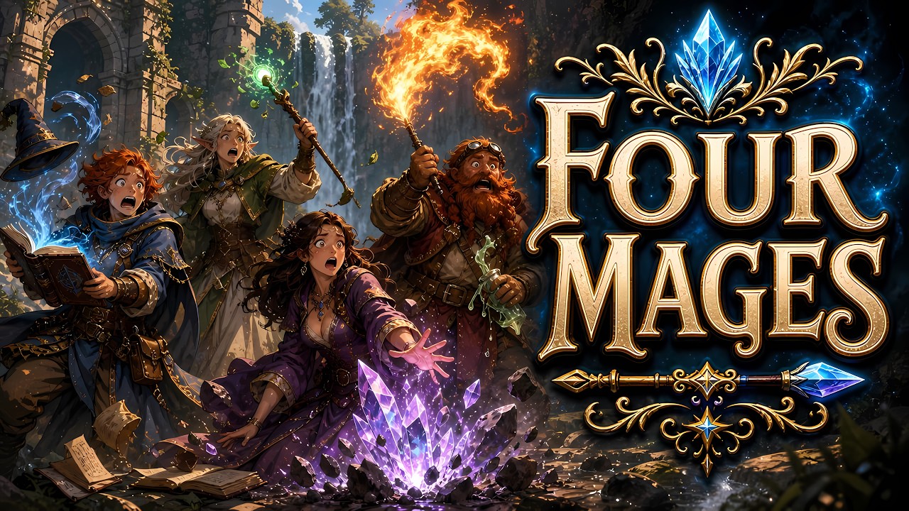 Four Mages, One Catastrophe After Another | Fantasy Bard Songs • Celtic Folk • Medieval Tavern Music