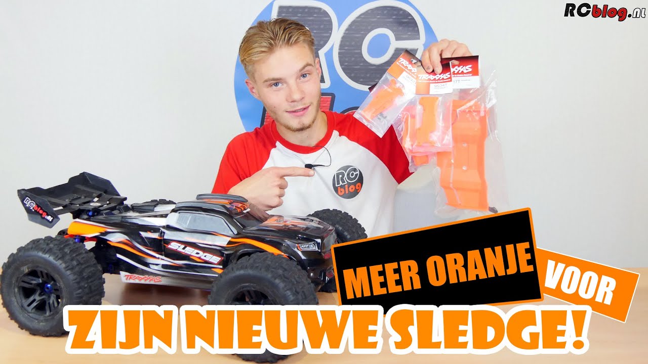 MEER ORANJE voor zijn nieuwe TRAXXAS SLEDGE! [DEEL 6]