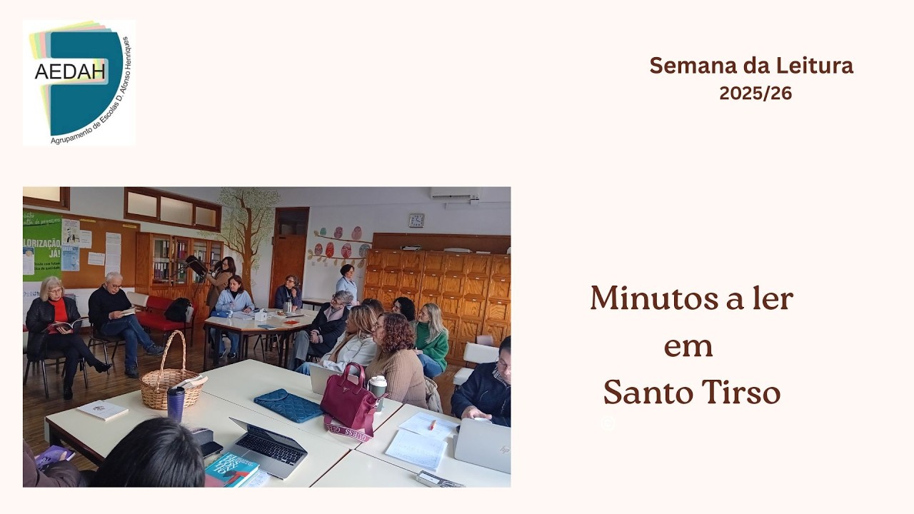 Minutos a Ler em Santo Tirso - 2025/26