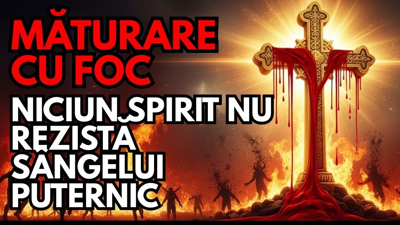 🩸 În această noapte Sângele lui Iisus MĂTURĂ orice duh rău ascuns în casa ta