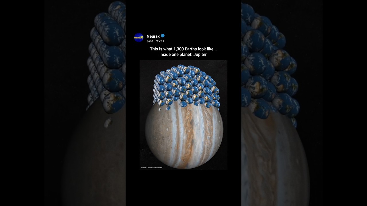 Jupiter vs Earth Size Comparison You Never Expected