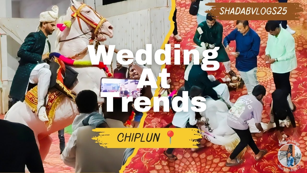 Wedding at Trends 🫶🏻/ #chiplun vlog by @shadabvlogs25 #shadabvlogs25 #subscribe 
