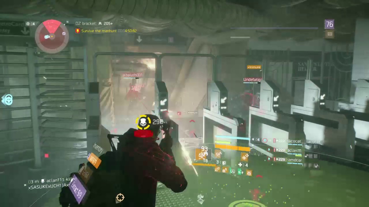 The Division:1.4 Final Measure  Dark Zone PVP Manhunt Vs. Server (Wipe)