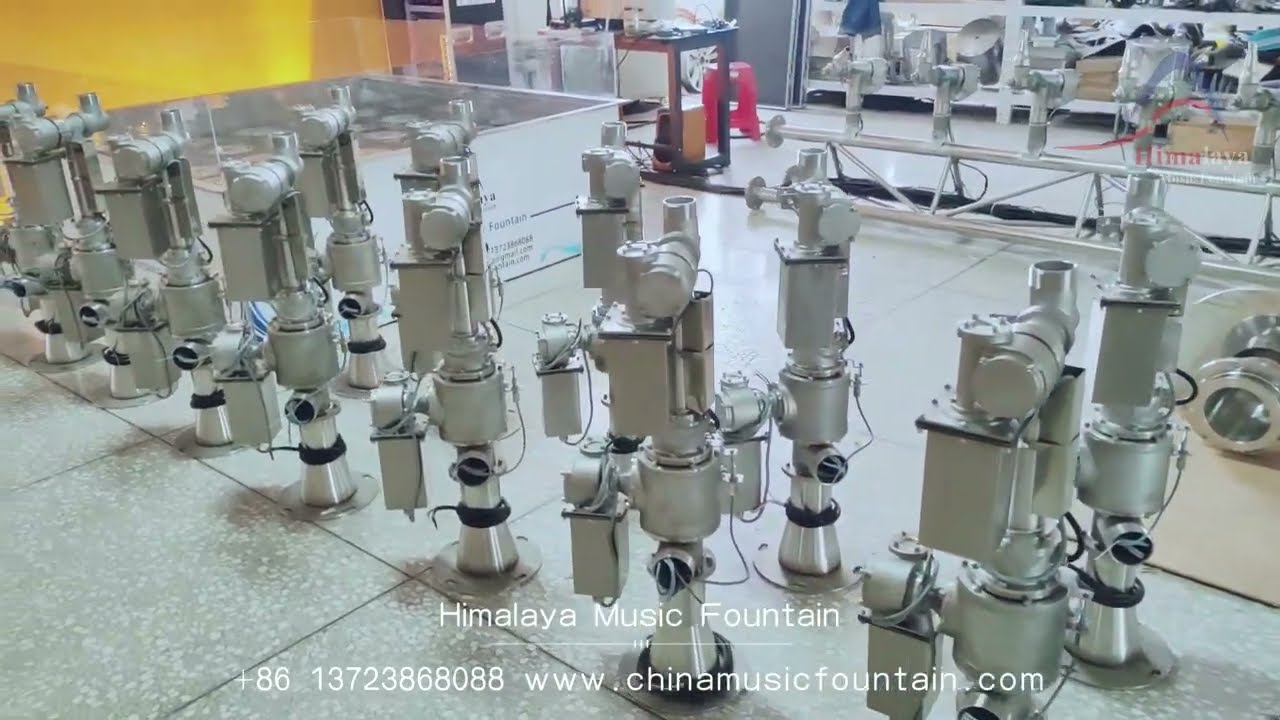 Himalaya Music Fountain Technology- 3D Digital Swing and Rotary Nozzle