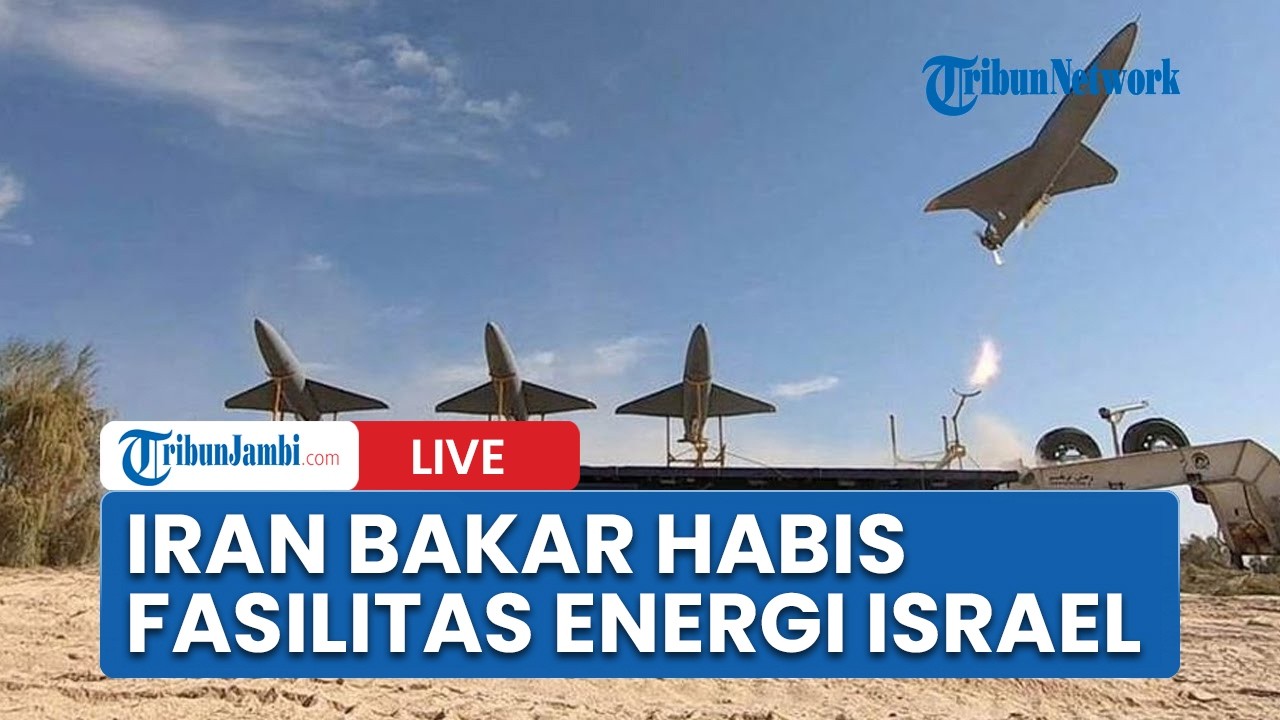 🔴Fasilitas Energi Israel Digempur Balik! Kilang Minyak & Gas hingga Depot BBM Habis Dibakar Drone