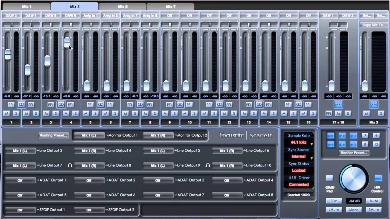 Focusrite Scarlett 18i20 USB Audio Interface - Scan Pro Audio