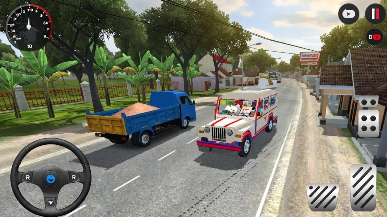 🚙 Bolero Full Passenger Overload Challenge 💥 | Village Road BUSSID