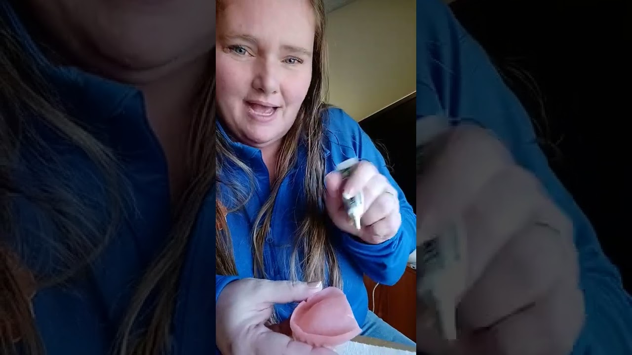 Denture adhesive and powder first day!