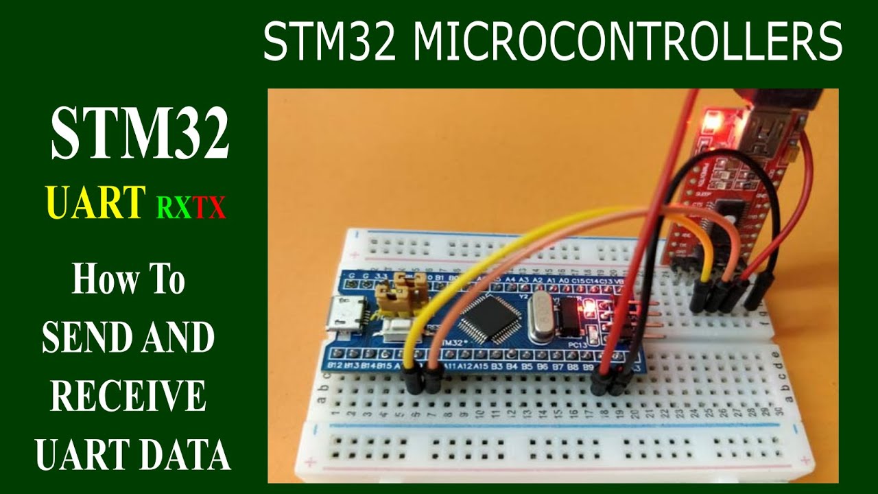 STM32 UART TUTORIAL WITH STM32CubeIDE, STMCubeMx, Keil