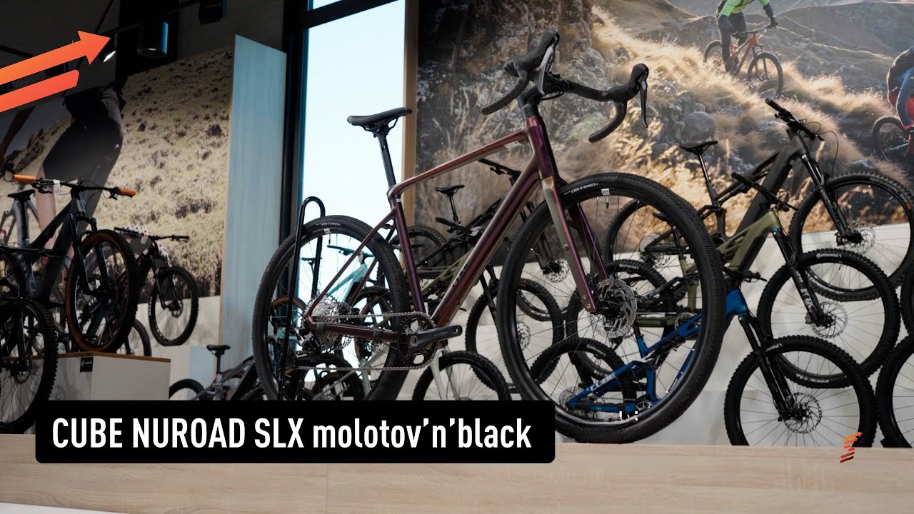 Gravel 2026: CUBE NUROAD SLX – molotov’n’black | Preis-Leistung Hammer!