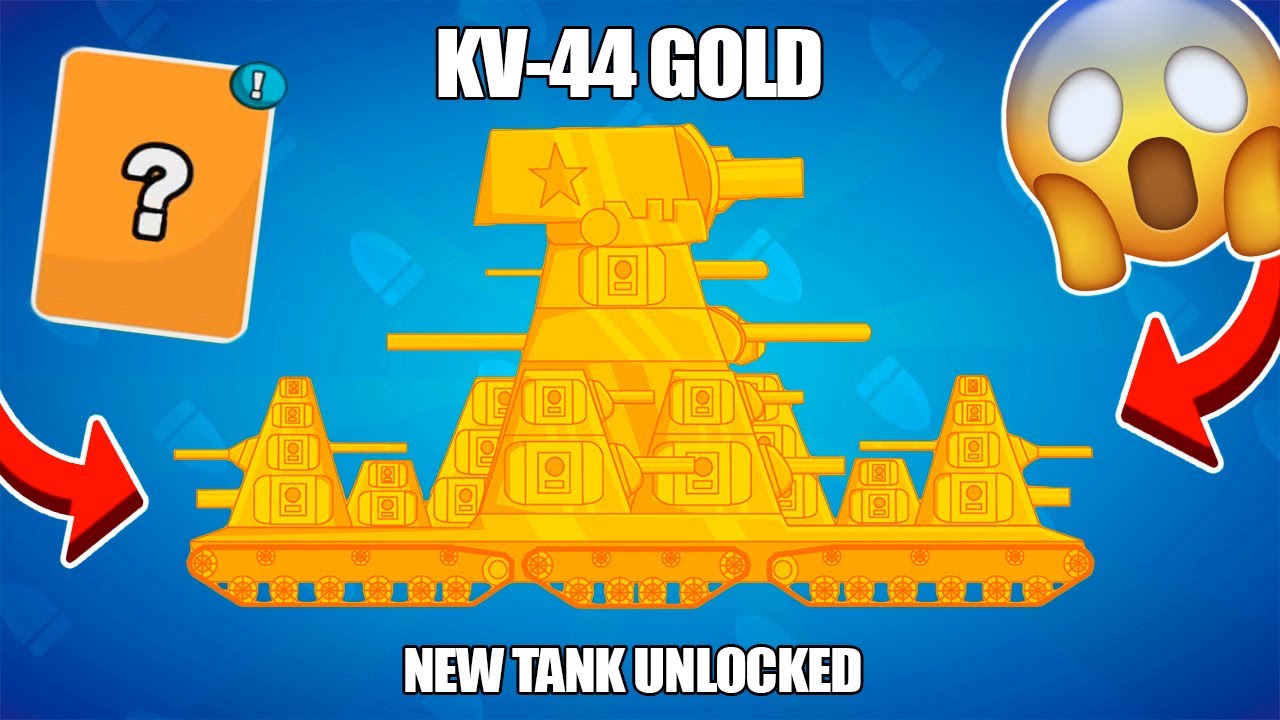 UPDATE! NEW LEGENDARY TANK KV-44 GOLD UNLOCKED and Upgrade 15 level in Hills of Steel